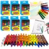 144 Crayons Premium Colors Coloring Non Toxic School Kids Art Craft view 1