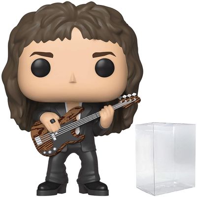 POP Queen - John Deacon Funko Pop Vinyl Figure (Bundled with Compatible Pop Box Protector Case), Multicolored, 3.75 inches