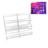 Acrylic Shelf Riser, Tiered Display, for Miniatures, Figurines, Diecast Cars, Mystery Minis view 1