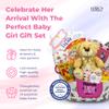 Bundle of Joy Deluxe New Baby Girl Gift Set | Baby Essentials for Expecting Moms & Parents | 25-Piece Newborn Gift Basket Hamper Layette Set for Gender Reveal | Pink - Nikki's Gift Baskets view 3
