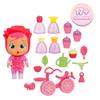 Cry Babies Magic Tears Happy Flowers - Rose's Bike Cart Playset | 17+ Accessories and Exclusive Rose Doll view 3