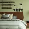 Military Troops Helicopter Swat Team Army Men Soldier Wall Sticker Art Decal for Boys Girls Room Rooms Bedroom Playroom Kid House Home Decor Stickers Walls Art Vinyl Decoration Size (22x30 inch) view 2
