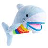 Buckle Toys - Bruce Shark Stuffed Animal - Montessori Learning Activity Travel Toy for Toddlers - Develop Motor Skills and Problem Solving view 1