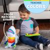 Buckle Toys - Bruce Shark Stuffed Animal - Montessori Learning Activity Travel Toy for Toddlers - Develop Motor Skills and Problem Solving view 4