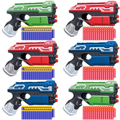 POKONBOY 6 Pack Blaster Toys Guns for Boys Fit for Nerf Bullets, Toy Guns with 160 PCS Refill Foam Darts for Boys Girls Hand Gun Toys for 6+ Year Old Kids Party Favors Birthday