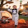 Cuteshower Kids Astronaut Costume for Boys Girls Space Jumpsuit Halloween (8-10 Years) view 2