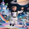 Cuteshower Kids Astronaut Costume for Boys Girls Space Jumpsuit Halloween (5-7 Years) view 3