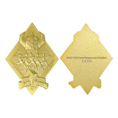 Power Rangers Limited Edition 24k Gold Plated Medallion