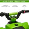 Aosom 6V Kids ATV 4-Wheeler Ride on Car, Electric Motorized Quad Battery Powered Vehicle with Forward/Reverse Switch for 18-36 Months Old Toddlers, Green view 4