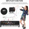 Upgrade Keyboard Piano for Kids Beginners 61 Key Electronic Piano Keyboard with LED Screen Microphone Musical Instrument Toys for 3 4 5 6 7 8 Year Old Boys Girls Gifts view 2