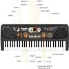 Upgrade Keyboard Piano for Kids Beginners 61 Key Electronic Piano Keyboard with LED Screen Microphone Musical Instrument Toys for 3 4 5 6 7 8 Year Old Boys Girls Gifts view 3