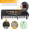 Upgrade Keyboard Piano for Kids Beginners 61 Key Electronic Piano Keyboard with LED Screen Microphone Musical Instrument Toys for 3 4 5 6 7 8 Year Old Boys Girls Gifts view 4