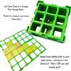 20 Pack of Game Grids Green Tile Placement Grids Compatible with Games Like Carcassonne. view 2