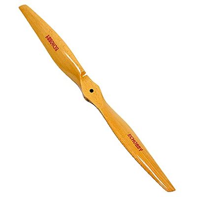 10x7R Electric Wood Propeller Pusher for RC Model Airplane Warbird Sporter Trainer
