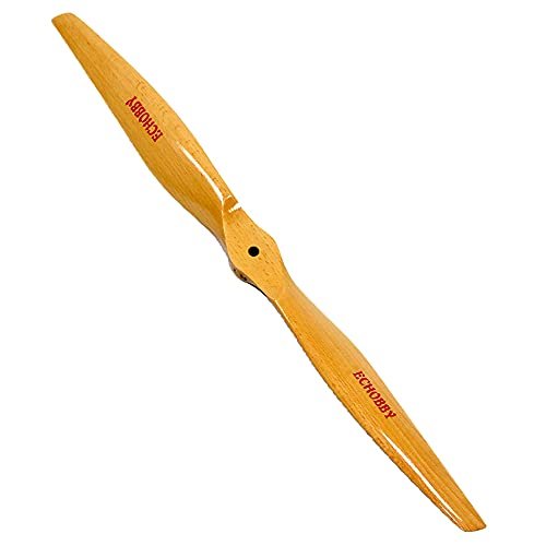 10x7R Electric Wood Propeller Pusher for RC Model Airplane Warbird Sporter Trainer