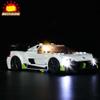 Brick Shine Light Kit for Koenigsegg Jesko 76900 (Model Set is not Included) (Classic) view 2