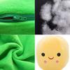 AOQI Giant Peas in A Pod Plush Toy Pea Pod Pillow Cute Pea Stuffed Toys Plant Doll Various Sizes (Yellow Beans,9.8''/25cm) view 4