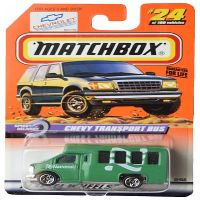 Matchbox Chevy Transport Bus, [Green] Speedy Delivery #24