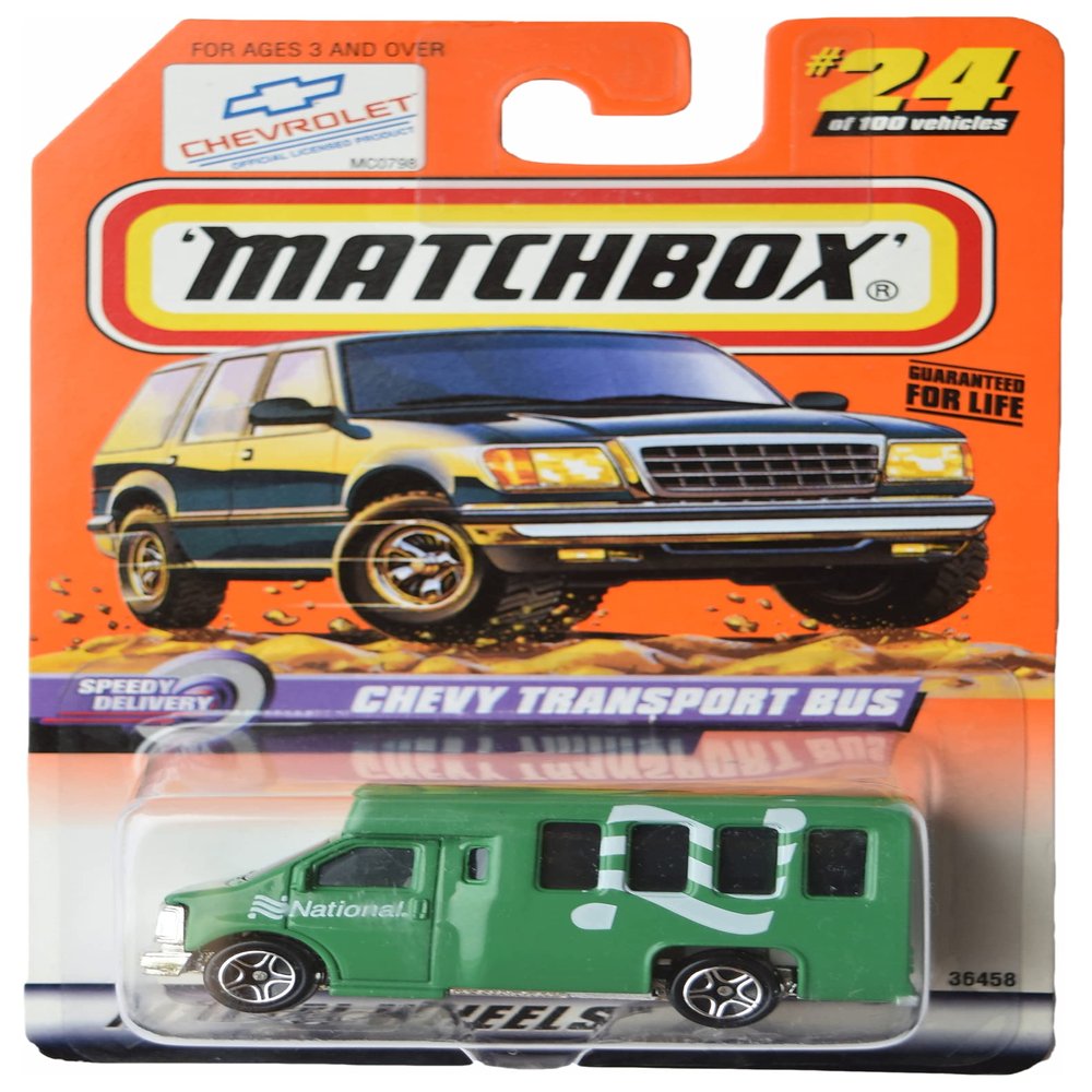 Matchbox Chevy Transport Bus, [Green] Speedy Delivery #24