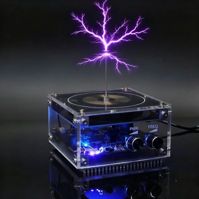 Musical Tesla Coil, PEMENOL Touchable Artificial Lightning Spark Gap Arc Plasma Science Physical Teaching Model for College High School