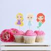 Confetti! Princess Cupcake Toppers Birthday Cake Decorations Party Supplies Decor, 20 counts view 2