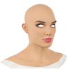 Realistic Female Latex Cosplay Mask Halloween Masquerade Mask Novelty Costume Party Latex Full Head Mask view 3