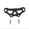 Carbon Fiber Front Bumper Fixing Plate For Tamiya 1/10 4WD TA08 PRO 58693-3Pc Set Black view 1