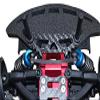 Carbon Fiber Front Bumper Fixing Plate For Tamiya 1/10 4WD TA08 PRO 58693-3Pc Set Black view 4