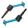 4Pack Metal Universal CVD Drive Shaft Dogbone Joint Compatible with Tamiya TT01 TT02 1/10 RC Car (Blue) view 3