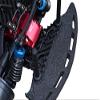 Carbon Fiber Front Bumper Fixing Plate For Tamiya 1/10 4WD TA08 PRO 58693-3Pc Set Silver view 2