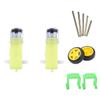 CHANCS DC Gear Motor 1:48 2pcs Double Shaft for DIY Smart Car Chassis Motor Strong Magnetic Interference 5 Pairs of Motor Shafts view 1