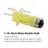 CHANCS DC Gear Motor 1:48 2pcs Double Shaft for DIY Smart Car Chassis Motor Strong Magnetic Interference 5 Pairs of Motor Shafts view 2