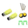 CHANCS Strong Magnetic Motor 1:48 DC Motor 2pcs 3-6V Single Shaft 5 Pairs of Motor Shafts for Smart Car Robot view 1