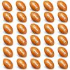 30 Pack Mini Foam Football Sports Stress Balls Mini Foam Sports Football Bulk Small Party Favor Balls Toy for Homecoming Game Gift School Party Favor Reward Bag Valentine's Day Gift Filler(Classic) view 1