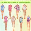 EuTengHao 36Pcs Girl Dolls Clothes Swimsuit Bikini for 11.5 inch Girl Dolls, Doll Bikini and Accessories with Diving Swimming Set Lifebuoys Beach Chair Skateboard Dolphins view 3