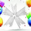 100Pcs 260 Balloons White Long Balloons for Balloon Garland Thickening Skinny Latex Twisting Balloon for Animals Modeling Christmas Birthday Wedding Party Decorations view 3