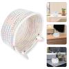 1pc Storage Box with Handles Organizing Decorative Storage Bins Living Room Basket Cat Decor Woven Basket Cotton Child Small Cotton Rope White Desk view 2