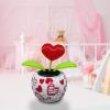Naysku Solar Dance Flower, Innovative Solar Flower Exquisite Design Dancing Decoration Toys, Solar Dancing Toy Solar Powered Dancing in Pots Window Sun Catcher Car Dashboard Decor view 4