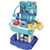 JOY MAKER 2 in 1 School Bag Turn into Doctor Play Set Toy for Kids Pretend Play Baby & Toddler Big Size Plastic Doctor Set Toys for Kid 31 pcs for Girls & Boys view 1