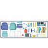 JOY MAKER 2 in 1 School Bag Turn into Doctor Play Set Toy for Kids Pretend Play Baby & Toddler Big Size Plastic Doctor Set Toys for Kid 31 pcs for Girls & Boys view 2
