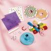 Creativity Bracelet Factory: Jewellery Making Set for Children in Beautiful Gift Box - Colourful String Bracelets for DIY view 2