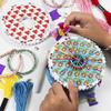 Creativity Bracelet Factory: Jewellery Making Set for Children in Beautiful Gift Box - Colourful String Bracelets for DIY view 3