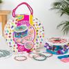 Creativity Bracelet Factory: Jewellery Making Set for Children in Beautiful Gift Box - Colourful String Bracelets for DIY view 4