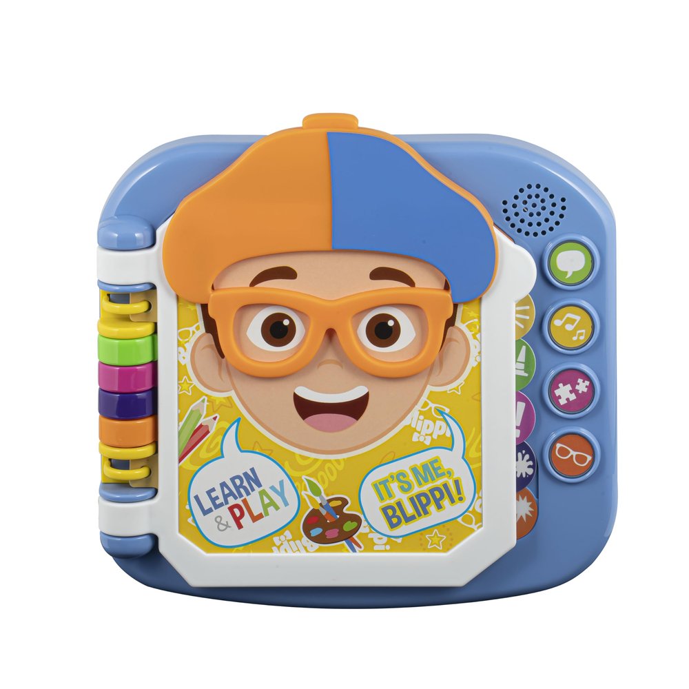 eKids Blippi Book, Toddler Toys with Built-in Preschool Learning Games, Educational Toys for Toddler Activities for Fans of Blippi Toys and Gifts(Multi Color)