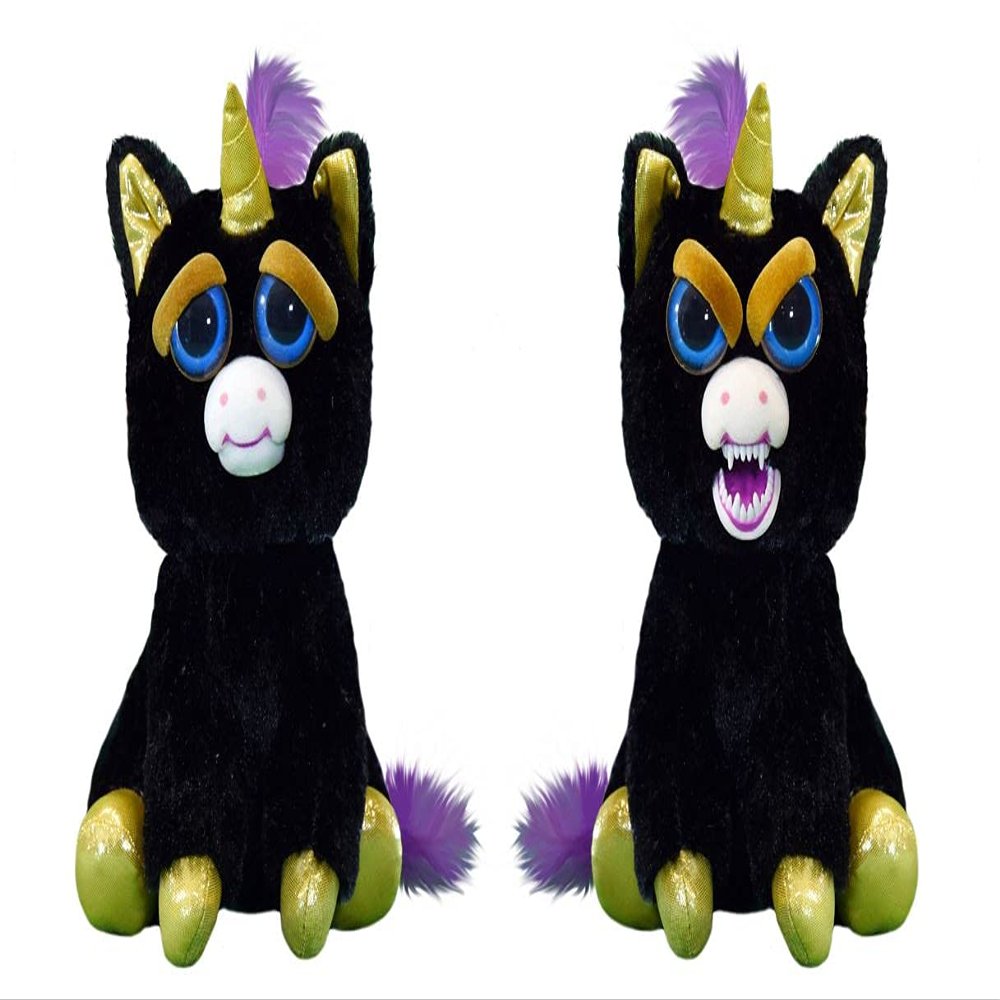 Feisty Pets Gloria Golddigger Black Unicorn