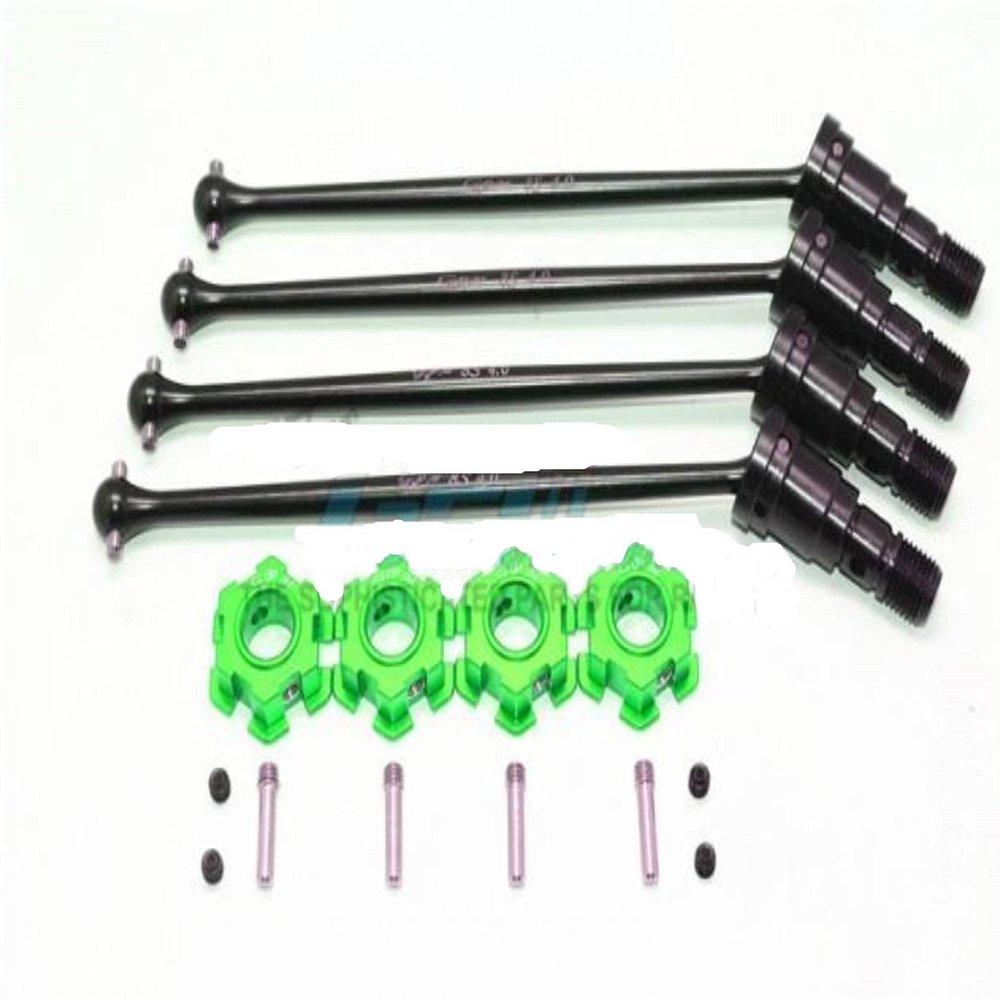 GPM RACING TXM8170N/2-G Harden Steel #45 CVD for 8s Front Or Rear with Alloy Hex - 16pc Set (TRAXXAS X-MAXX)