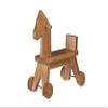 AmishToyBox Wooden Riding Horse Toddler Ride Toy (Harvest Stain), Amish-Made view 1