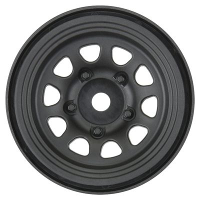 Pro-line Racing 1/10 Keystone Front/Rear 1.55" 12mm Rock Crawler Wheels 2 Black PRO279703