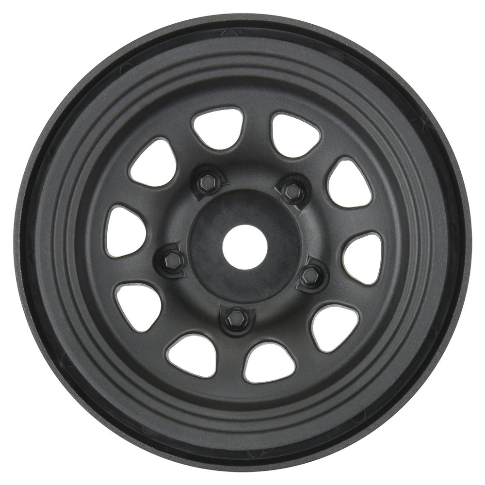 Pro-line Racing 1/10 Keystone Front/Rear 1.55" 12mm Rock Crawler Wheels 2 Black PRO279703