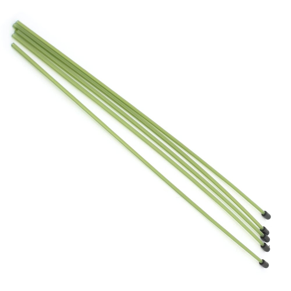 Heyiarbeit 10Pcs 3mm x 1.5mm Light Green Plastic Antenna Pipe Tube Protectors Receiver Aerial for RC Model Car